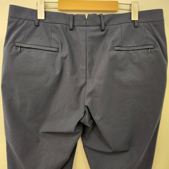 Sene Pants Mens 36x31 Blue Flex Tech Stretch Dress Slacks Traveler Tailored Golf - Picture 3 of 11